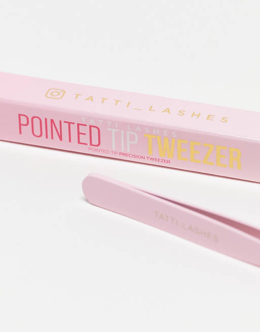 Tatti Lashes – Spiczasta pęseta – różowa, 3 z 4
