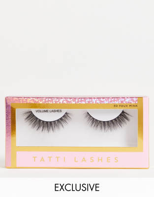 Tatti Lashes x ASOS Exclusive - Volume - Künstliche Wimpern-Keine Farbe