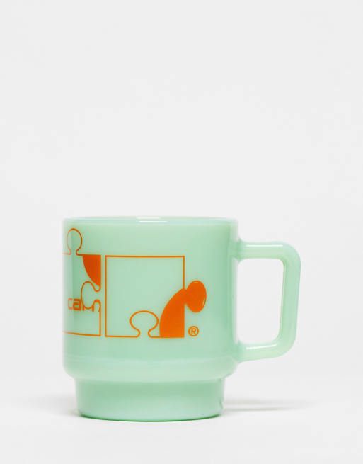 Taza verde de vidrio Assemble de Carhartt WIP