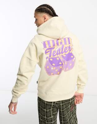 Tealer high tealer hoodie in off white