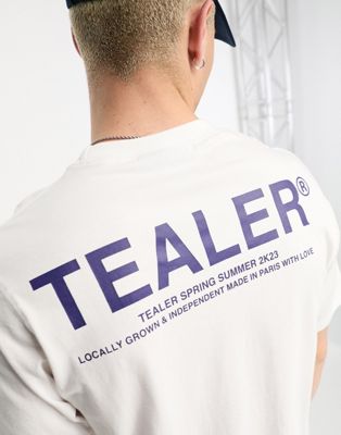Tealer logo t-shirt in white