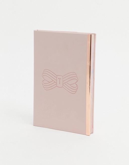 Ted Baker A5 notebook in pink