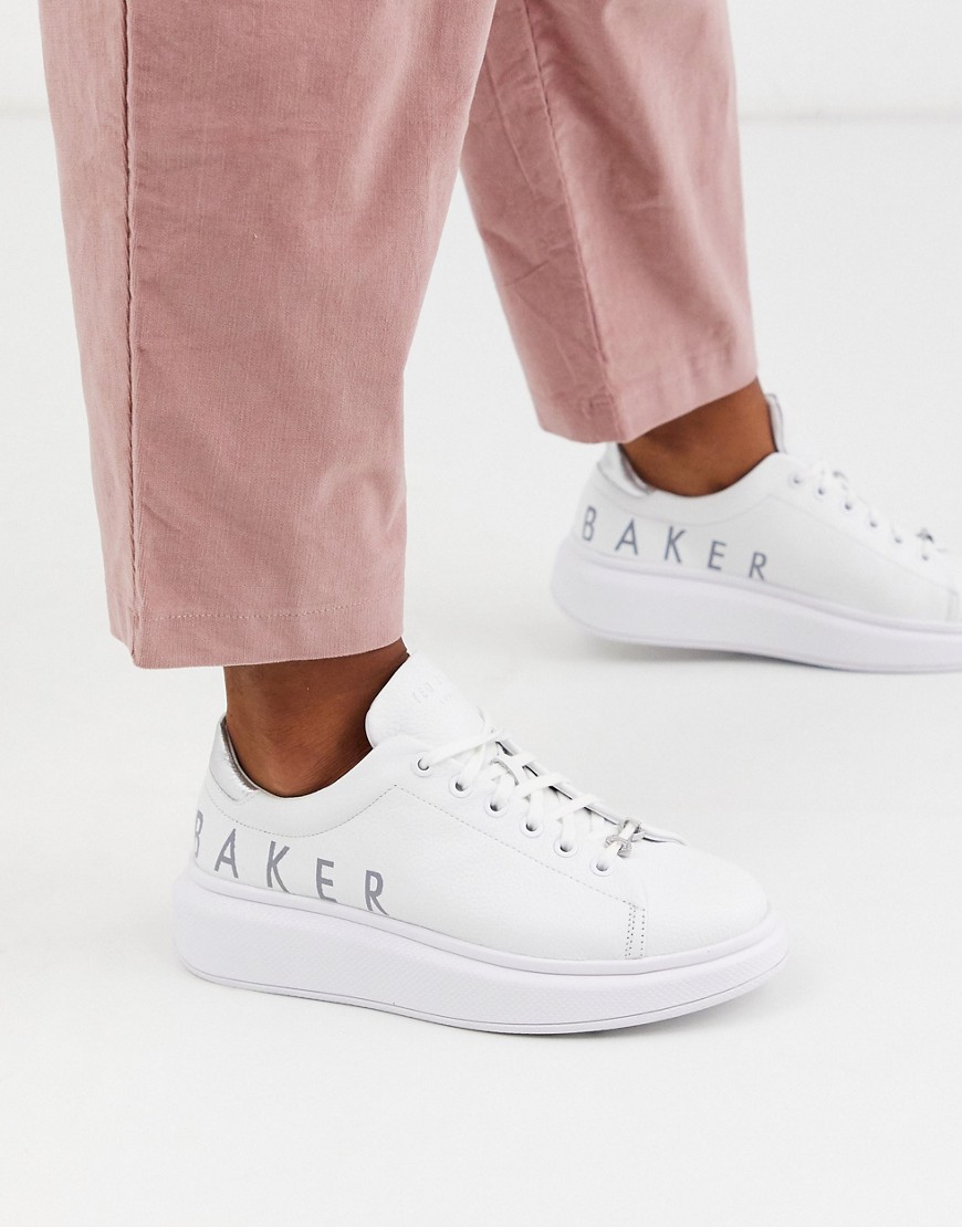 Ted Baker - Ailbaa - Sneakers con suola spessa-Bianco