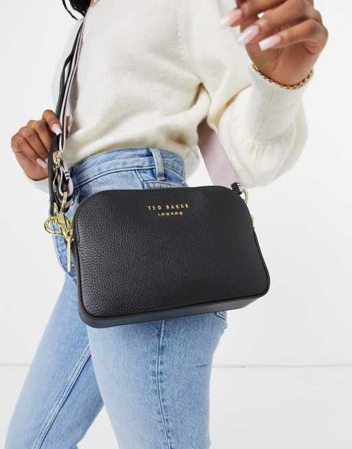 Ted Baker amerrah crossbody side bag in black | ASOS