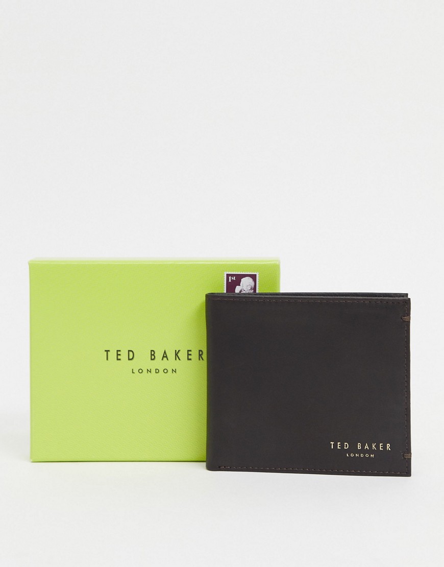 Ted Baker Antony leather wallet in brown