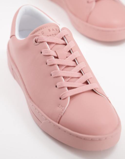 Ted baker cheap pink suede trainers