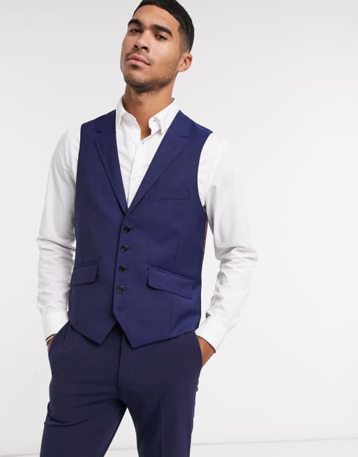 Ted baker navy on sale waistcoat