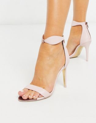 barely there pink sandals