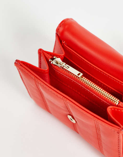 Ted Baker Ayvill leather small matinee purse in red ASOS