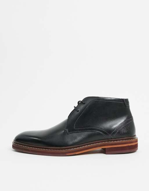 Azzlan leather store derby boots