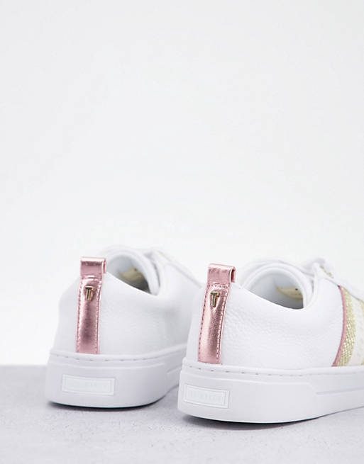 Women Trainers/Ted Baker Baily trainer in white 