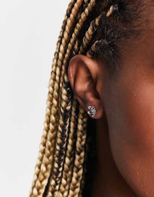 Ted Baker beaauu blossom stud earring in silver | ASOS