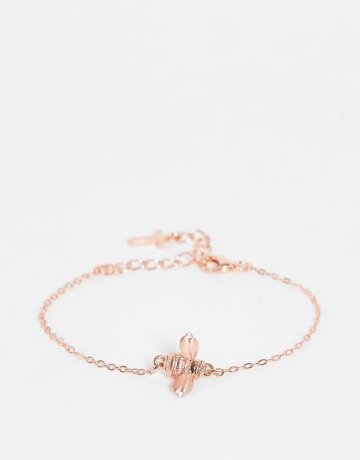 Rose gold deals bee bracelet