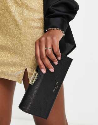 Ted Baker Bita foldover purse in black - ASOS Price Checker