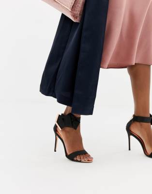 ted baker bow heeled sandals