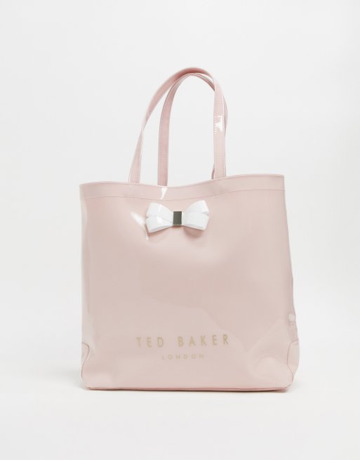 Ted Baker bow detail large icon bag in pink | ASOS