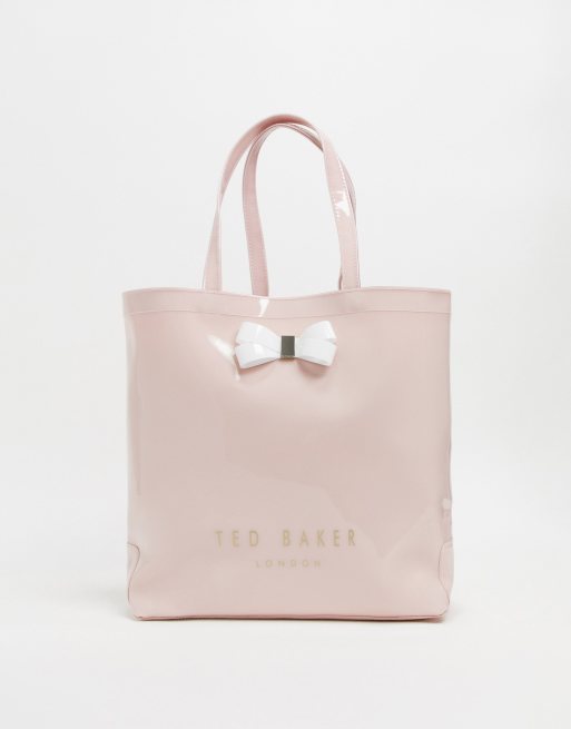 Ted Baker Bow Detail Large Shopper Bag in Pink