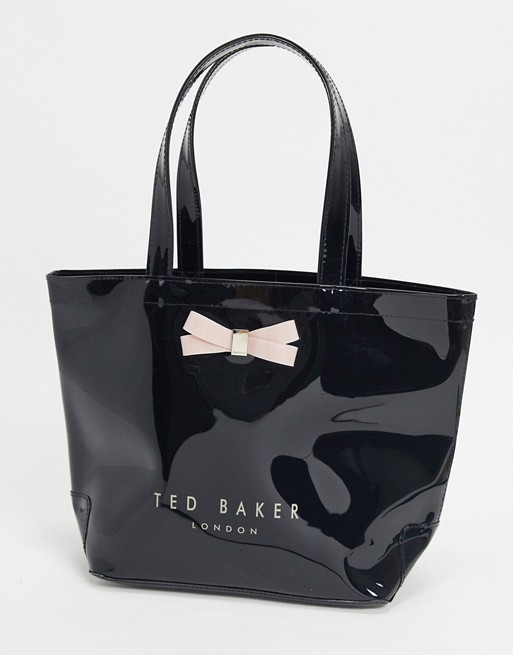 Ted Baker bow detail small icon bag in black