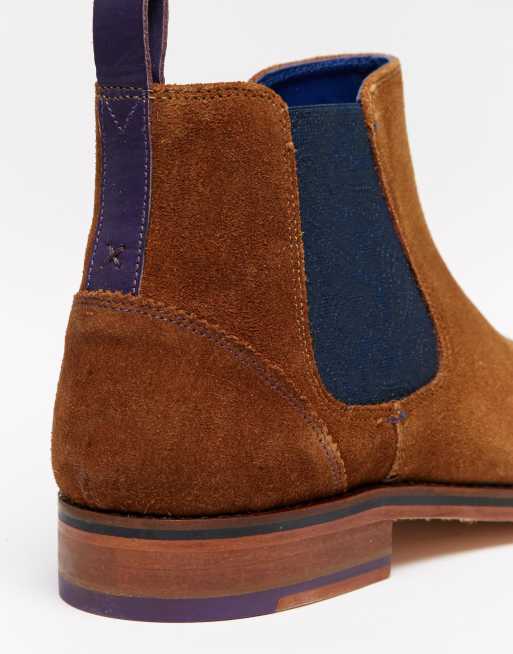 Ted baker mens suede chelsea outlet boots