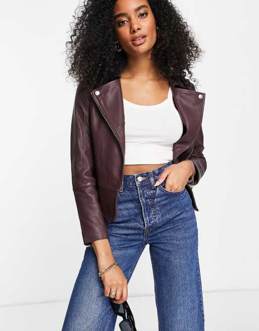 Ted baker shop minimal leather jacket