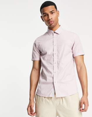 Chemise Ted Baker Manches Longues Taille 6/XXL – Rayée Brun & Bleu, Occasion Excellente !