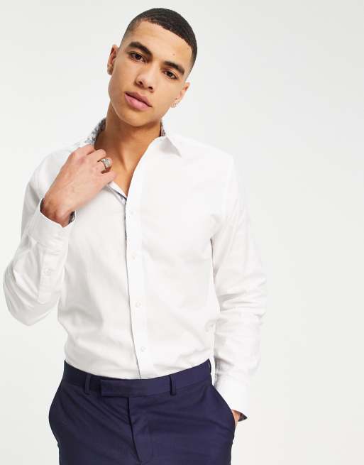 Ted Baker - Chemise Oxford coupe classique - Blanc éclatant