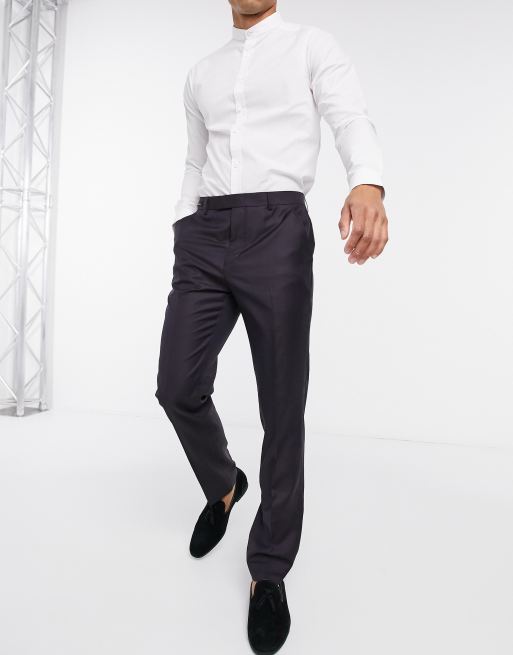 Ted Baker – Chestrt – Eleganckie żakardowe spodnie o dopasowanym kroju