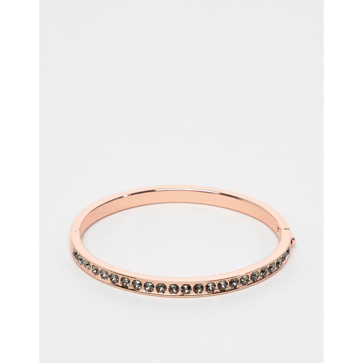  Ted Baker Clemara Hinge Crystal Bangle (Gold Tone/Crystal):  Clothing, Shoes & Jewelry