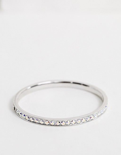 Ted Baker Clemara silver hinge Swarovski crystal bracelet