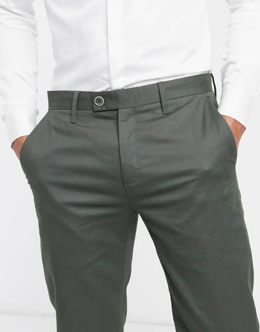 Ted Baker - cliftro - Pantaloni corti in cotone tinto in capo, 3 di 4