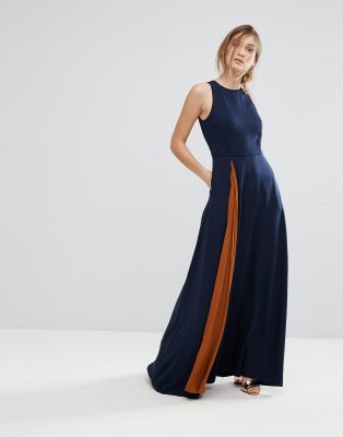 ted baker blue maxi dress