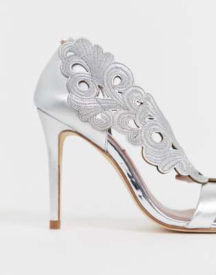 silver ted baker sandals