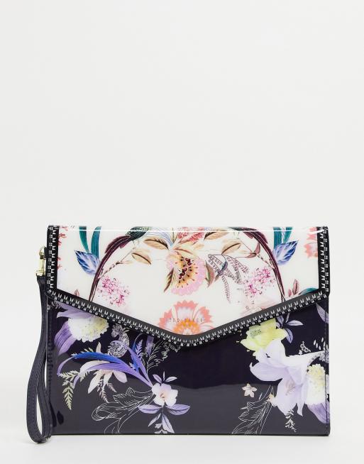 Ted Baker floral-print Clutch Bag - Farfetch