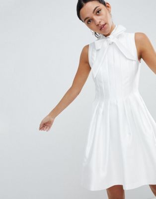 ted baker white bow dress