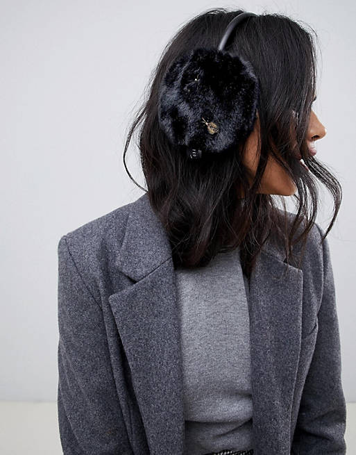 Ted Baker Ear Muffs with Bee Embellishment