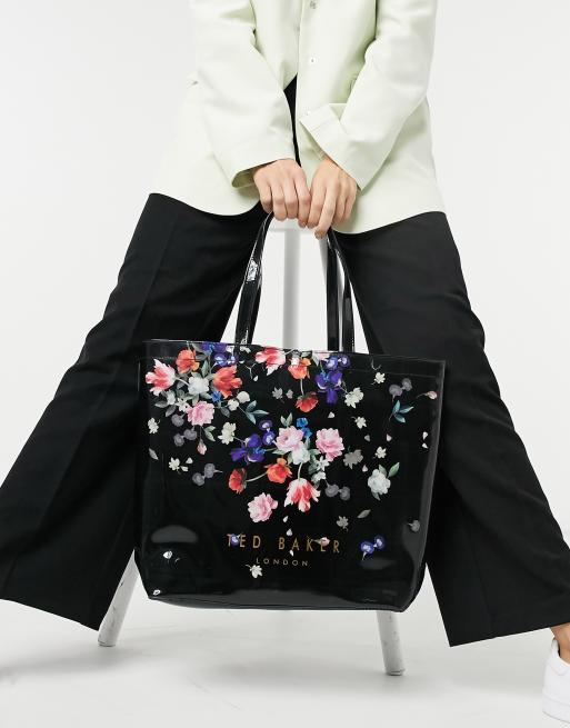 Ted Baker Elizcon Grote tas met print van sandelhoutbloesem in