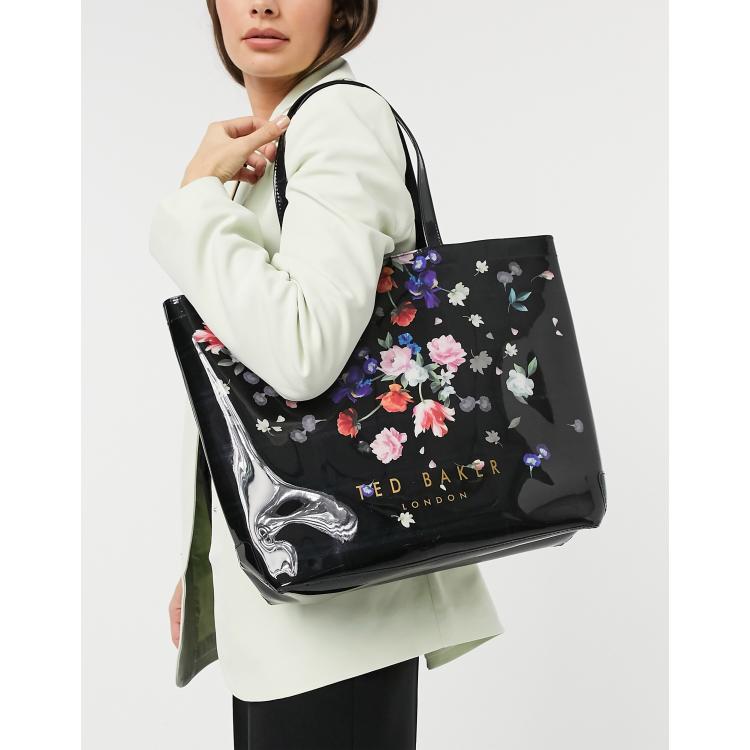 Buy Ted Baker Womens Popscon Floral Printed Small Icon Bag Black