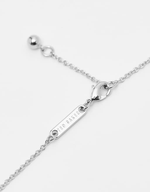 Ted Baker - Emani Kiss Kiss - Collana argento con pendente smaltato rosa, 3 di 4