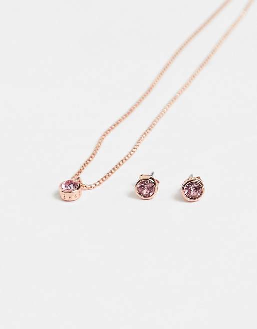 Ted baker earring on sale and necklace set