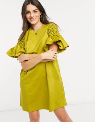 lime green ted baker dress