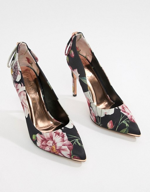 Ted Baker Floral Heeled Court Shoes | ASOS