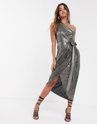 one shoulder ted baker dress