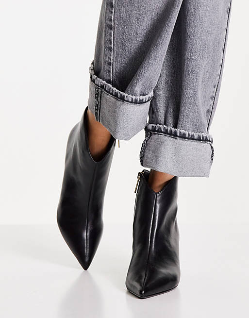 Ted Baker Galiana pointed ankle boot in black