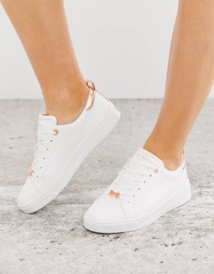 asos white leather sneakers