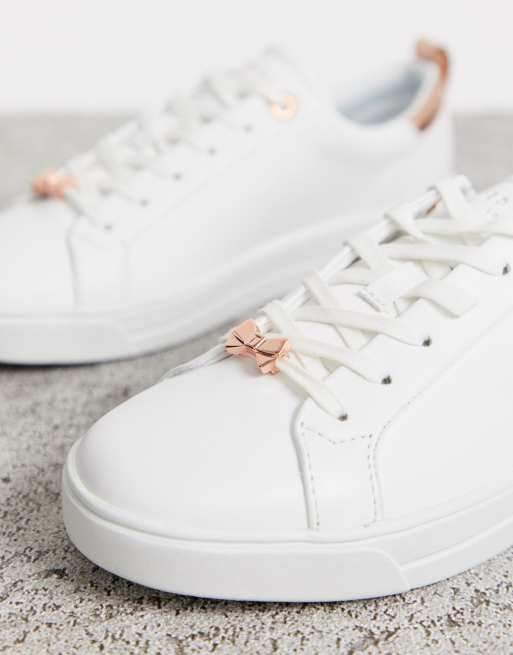 Ted Gielli white leather sneakers | ASOS