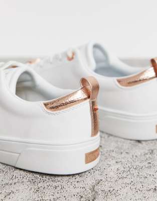 ted baker gielli white leather sneakers