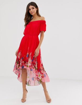 berry bardot dress