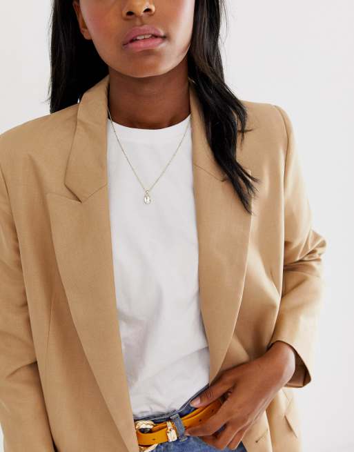Ted Baker gold plated mini padlock necklace ASOS