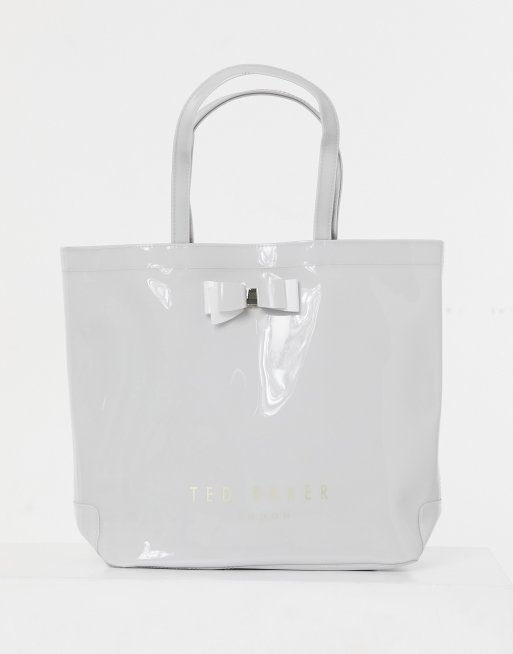 Ted Baker Hanacon Bow Large Icon Bag In Black