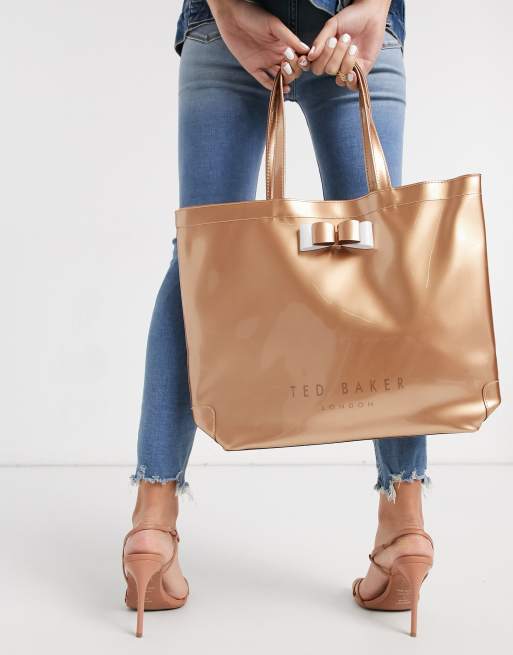 Ted baker rose gold shopper bag sale